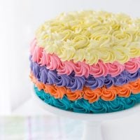 Strawberry Rainbow Cake