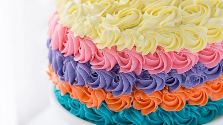 Rainbow Marble Cake Recipe | Recipes from Ocado