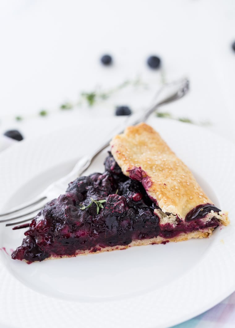 Blueberry Thyme Galette