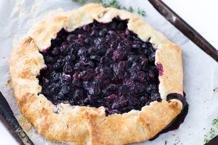 Blueberry Thyme Galette