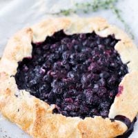 Blueberry Thyme Galette