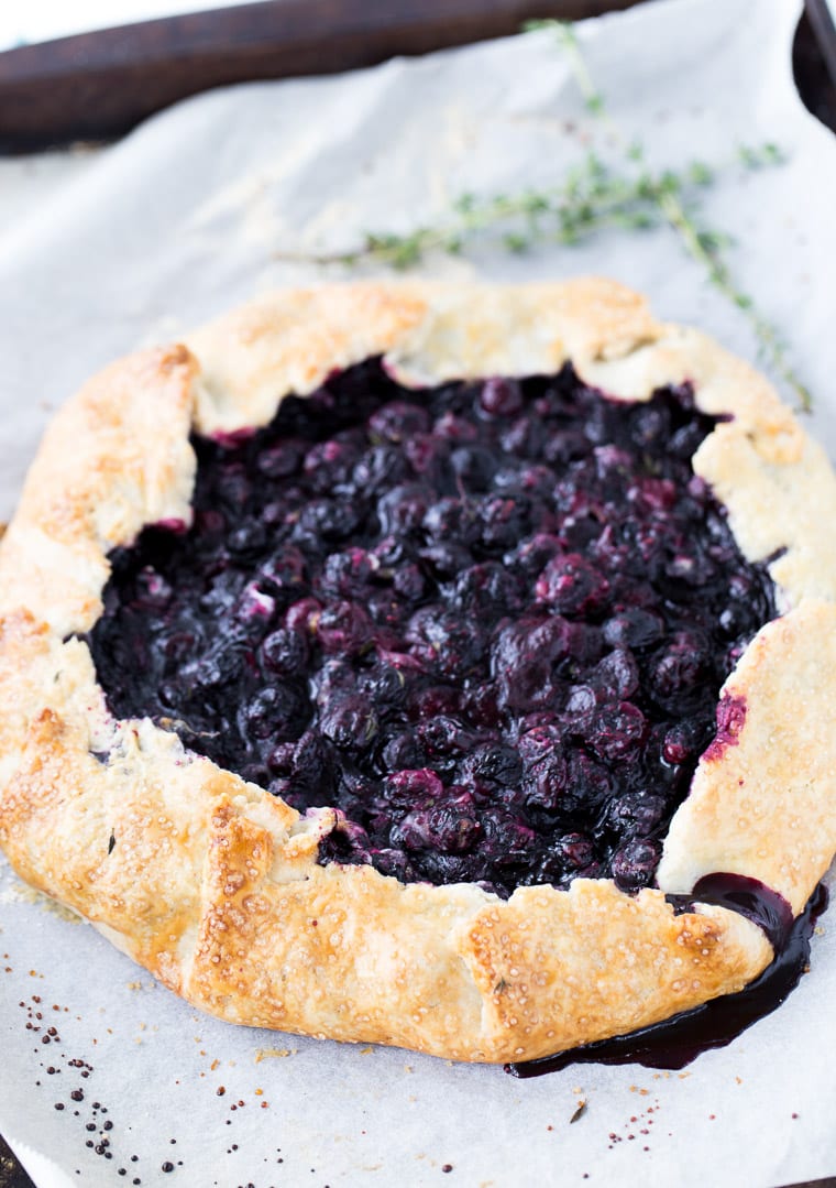 Blueberry Thyme Galette