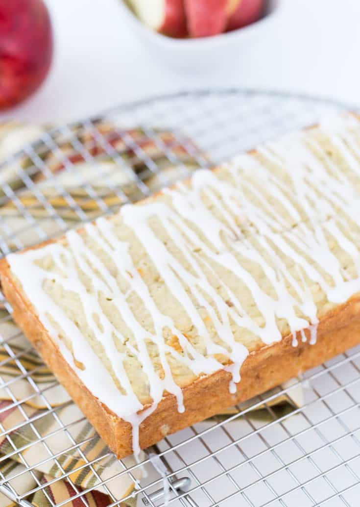 This apple coconut bread is a sweet quick bread recipe with fresh apples and coconut oil and coconut milk for moisture