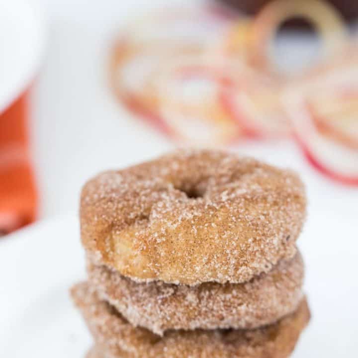 This homemade apple fritters recipe is simple and perfect for fall apples. A delicious, crisp on the outside and sweet and gooey on the inside apple fritter