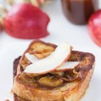 Coconut Apple Caramel French Toast