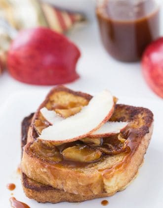 Coconut Apple Caramel French Toast