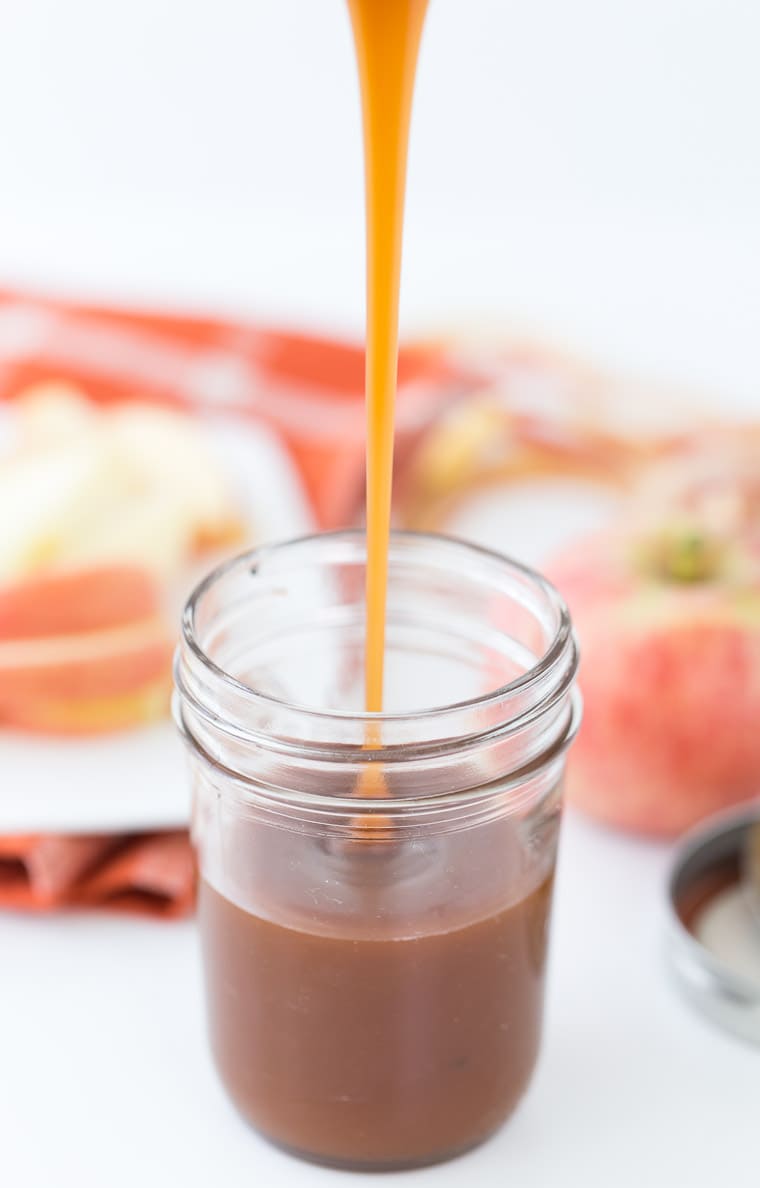 An easy homemade caramel sauce recipe that is ready in 20 minutes! 