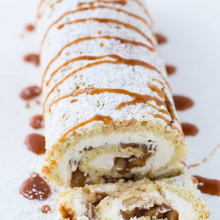 Apple Pie Cake Roll