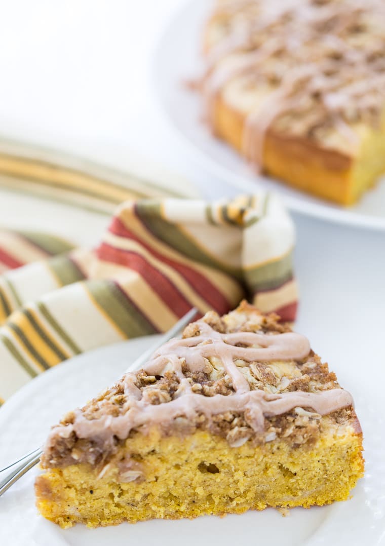 This Pumpkin Spice Latte Coffee Cake puts the coffee in coffee cake with a bold pumpkin flavor and a strong coffee flavor added for an extra kick. 