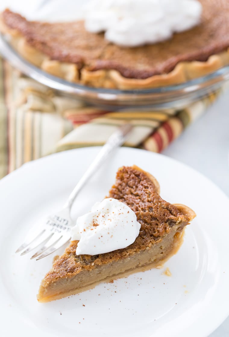 This brown sugar maple pie is all what you need in a holiday pie. It's got a sweet, smooth and caramelized filling that is worth every bite.