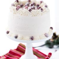 Eggnog Bourbon Cake