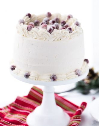 Eggnog Bourbon Cake