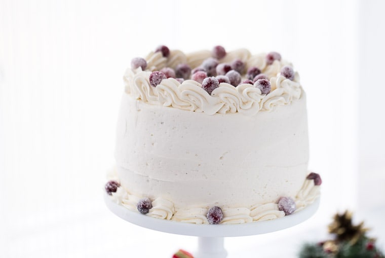 Eggnog Bourbon Cake