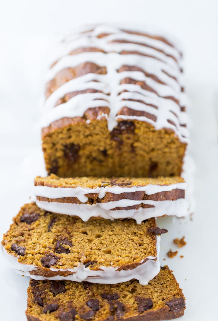 Whole Wheat Pumpkin Chocolate Chip Bread