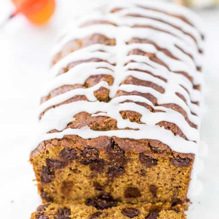 Whole Wheat Pumpkin Chocolate Chip Bread