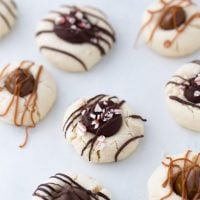 These melt in your mouth Shortbread Thumbprint Cookies are the perfect holiday exchange cookie recipe.