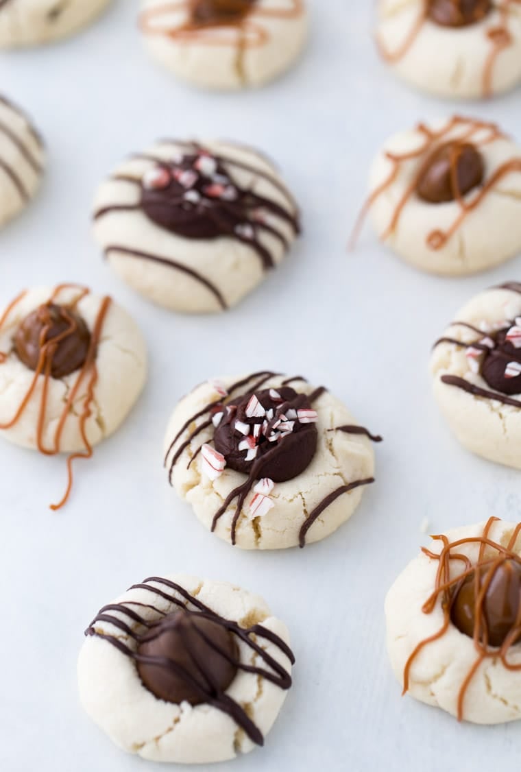 These melt in your mouth Shortbread Thumbprint Cookies are the perfect holiday exchange cookie recipe.