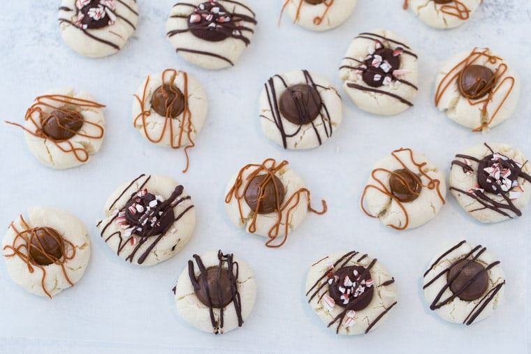 These melt in your mouth Shortbread Thumbprint Cookies are the perfect holiday exchange cookie recipe.