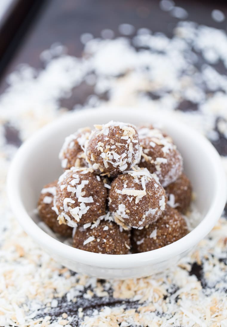 Coconut Protein Balls (No Bake) - Savor the Flavour