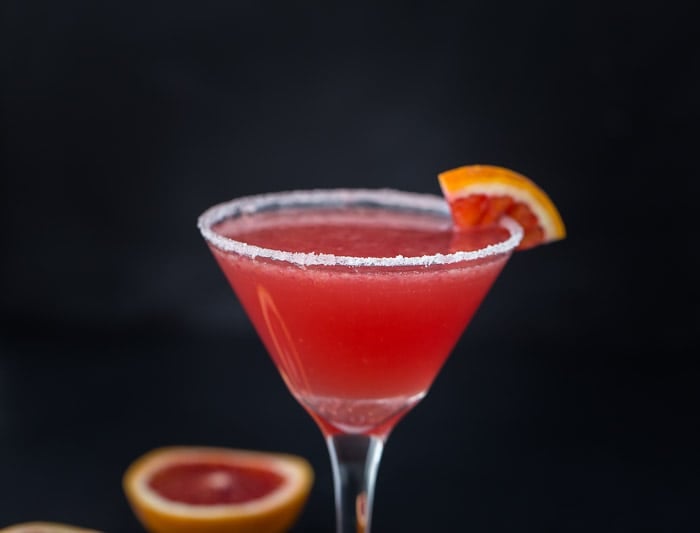 Blood Orange Vanilla Martini