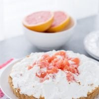 Grapefruit Yogurt Mousse Tart