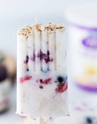 Berry Greek Yogurt Breakfast Pops