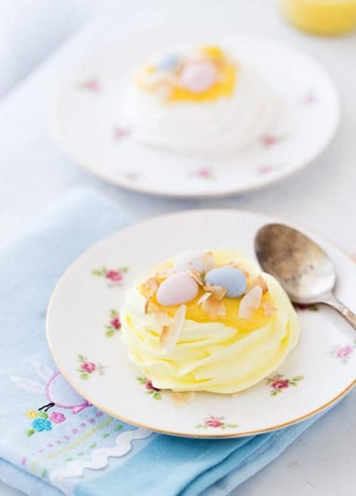 coconut meringue nests