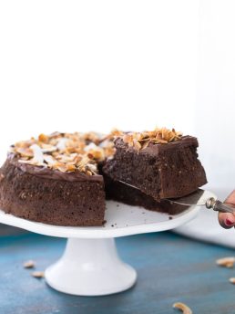 Flourless Chocolate Coconut Cake