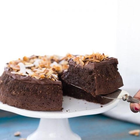 Chocolate Coconut Cake | Low Carb, Refined Sugar Free - The Big Sweet Tooth