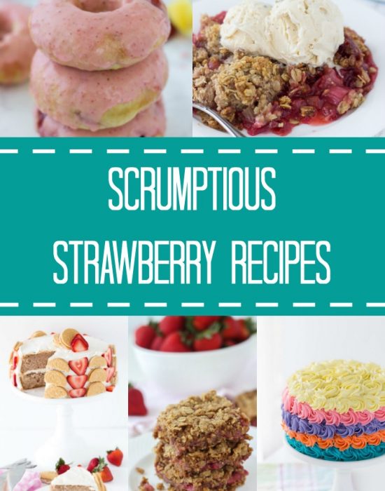A collection of my favorite strawberry recipes just in time for summer! From strawberry crumble to donuts, these classic recipes are a must.