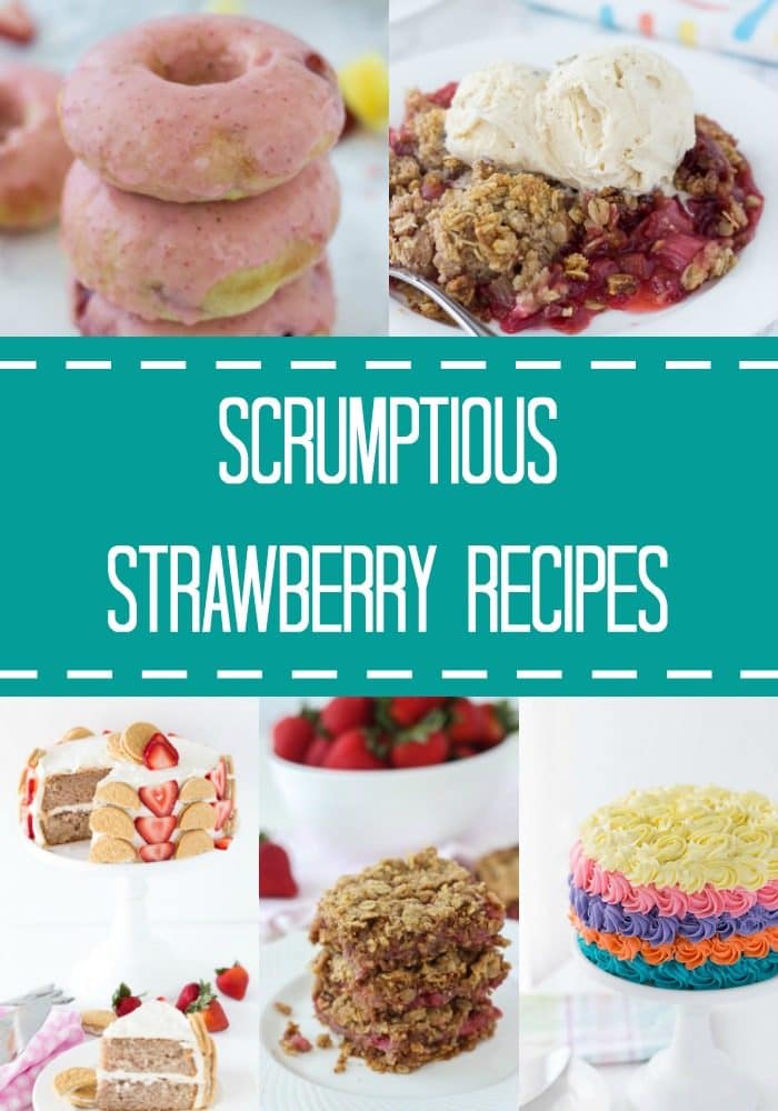 A collection of my favorite strawberry recipes just in time for summer! From strawberry crumble to donuts, these classic recipes are a must.