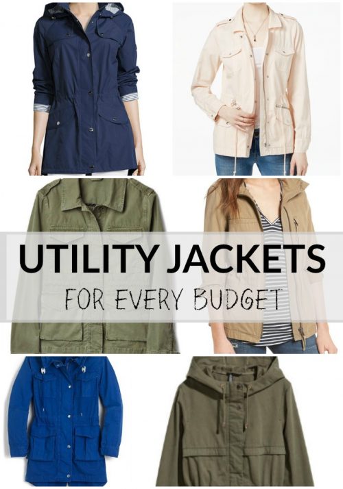 fashion fridays: utility jackets for every budget