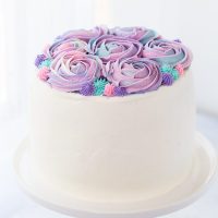 White Chocolate Rose Cake for Mother's Day