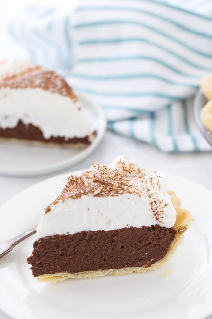 This chocolate cream pie recipe is going to be your go-to recipe for anything creamy, decadent and delicious in the form of a pie. 