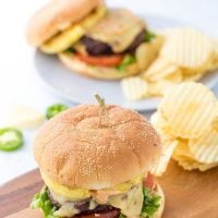 Pineapple Jalapeno Burgers