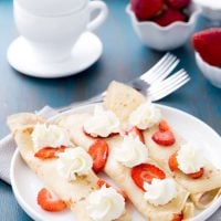 Strawberry Mascarpone Crepes