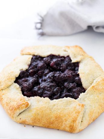 This rustic cherry galette is simple, flavorful and perfect for summer!