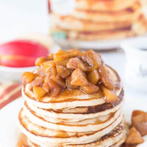 Apple Pie Protein Pancakes