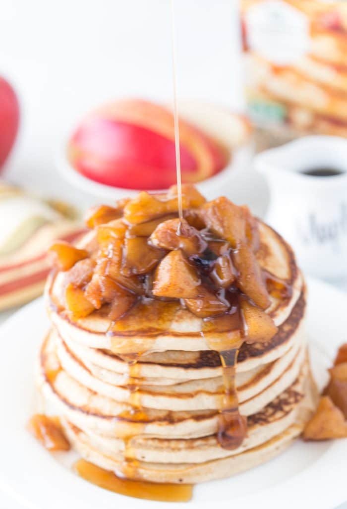 Apple Pie Protein Pancakes