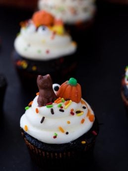Chocolate Halloween Cupcakes