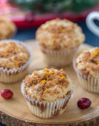 Eggnog Cinnamon Swirl Muffins