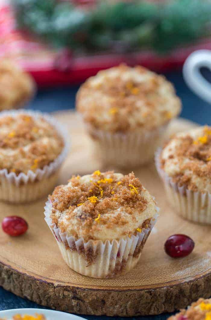 Eggnog Cinnamon Swirl Muffins