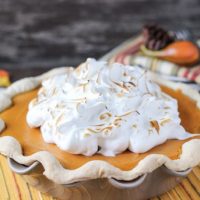 Sweet Potato Pie with Maple Marshmallow Topping