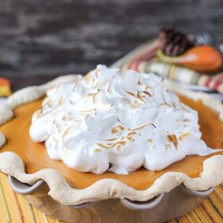 Sweet Potato Pie with Maple Marshmallow Topping