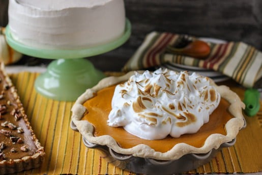 Sweet Potato Pie with Maple Marshmallow Topping - A Classic Twist