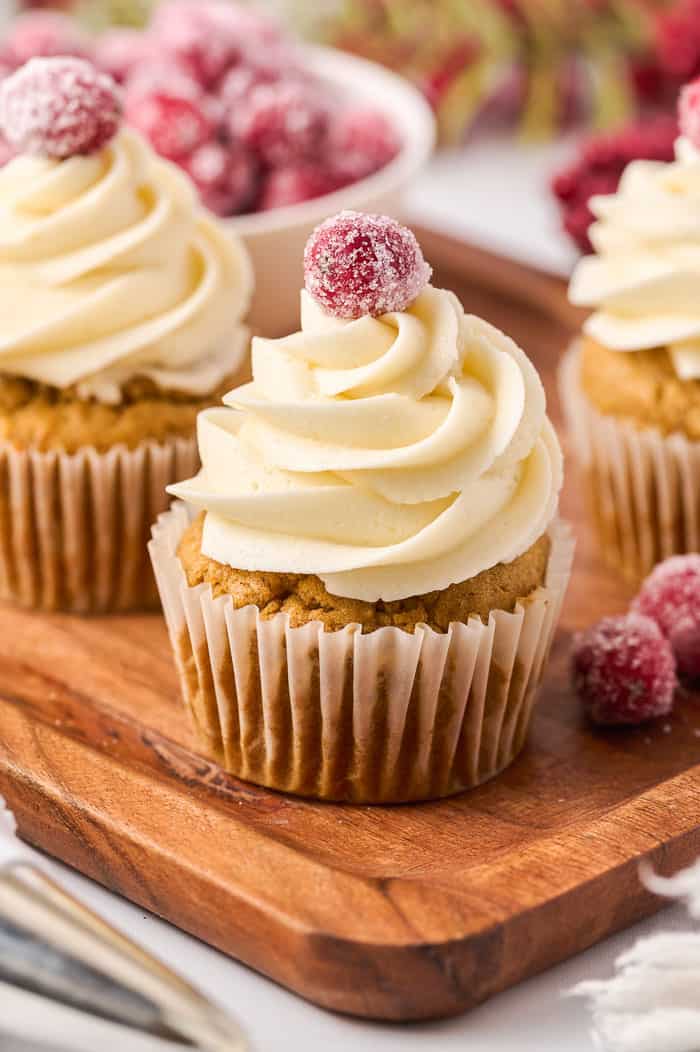 Sweet Potato Cupcakes with Marshmallow Frosting