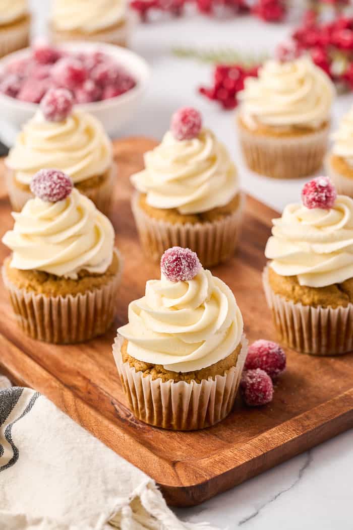 Sweet Potato Cupcakes with Marshmallow Frosting