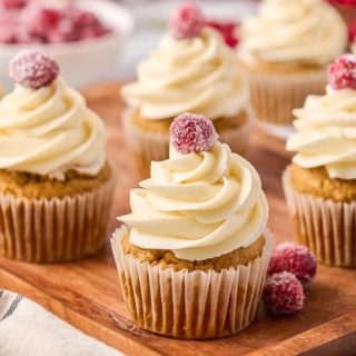 Sweet Potato Cupcakes with Marshmallow Frosting