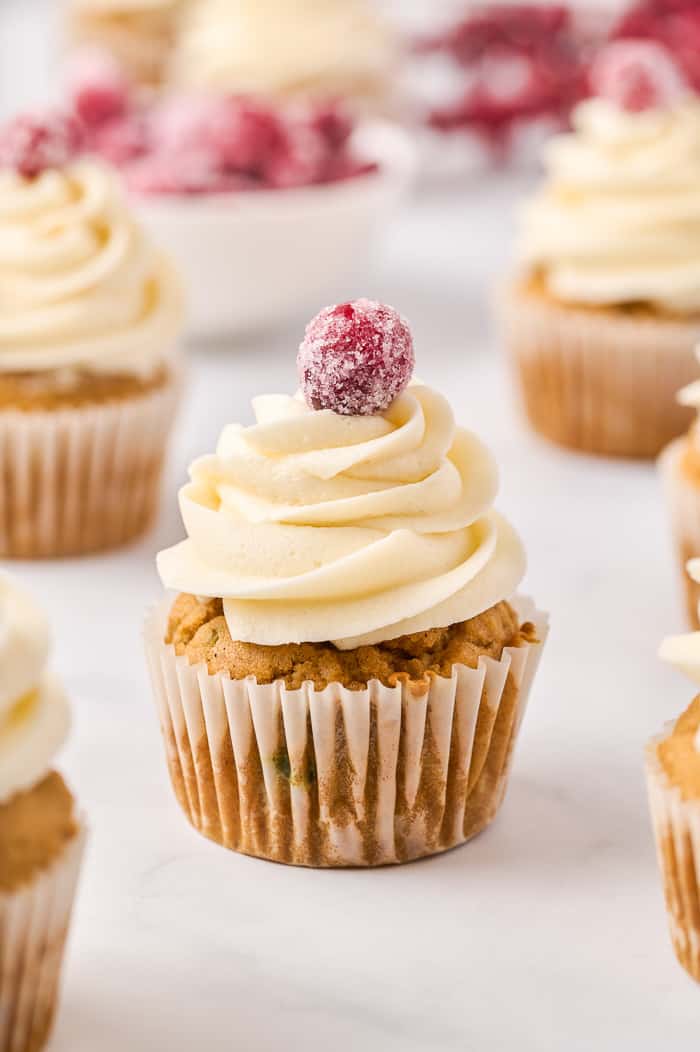 Sweet Potato Cupcakes with Marshmallow Frosting