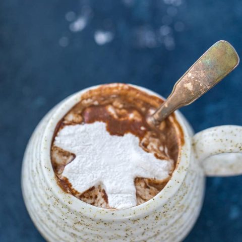 hot chocolate with cardamon marshmallows